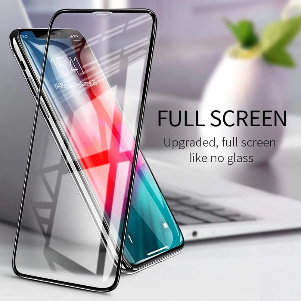 Tempered Glass Screen Protector for iPhone 7, 8, X, XR, XS, 11, 12, 13 Series – 9H Hardness, Anti-Scratch, HD Clear